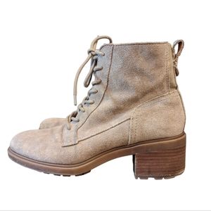 ✨Like NEW✨ Women's/Lucky Brand/Diedrah/Lug Sole/Oiled Suede/Combat Boot/Sz 8
